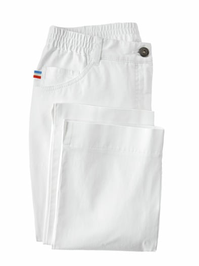 7/8-Lyocell-Stretchhose Supersoft Weiß