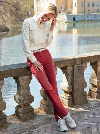 Bequembundhose Thermowärme Rostrot