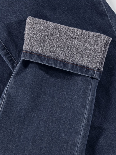 Thermo-Stretch-Jeans Dark Blue Denim