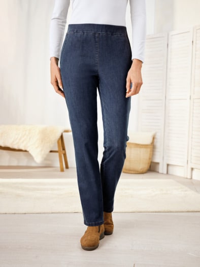 Thermo-Stretch-Jeans Dark Blue Denim