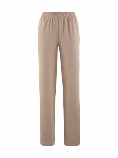 Kofferhose Edel-Krepp Sand