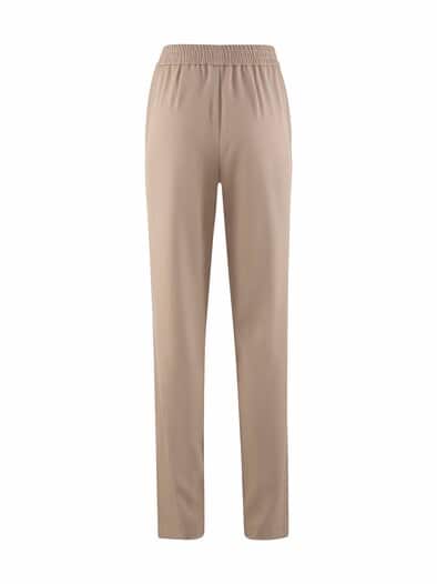 Kofferhose Edel-Krepp Sand