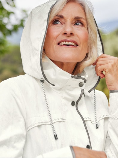 Sommer-Parka Extraleicht Weiß