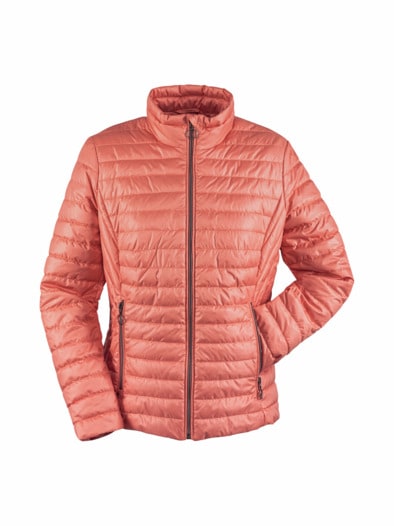 Steppjacke leicht tailliert papaya