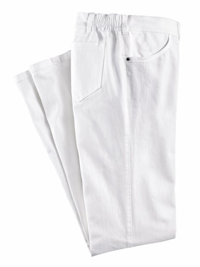 5-Pocket-Stretch-Jeans Weiß