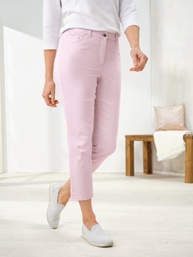 7/8 Bequembundjeans Soft-Denim Rosé