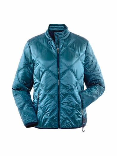 Rabe Steppjacke mit Stehkragen Petrol