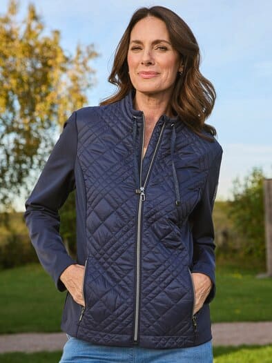 Rabe Hybridjacke Maritim Marine