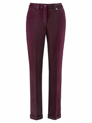 Jerseyhose Formstabil Bordeaux