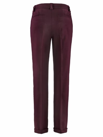 Jerseyhose Formstabil Bordeaux