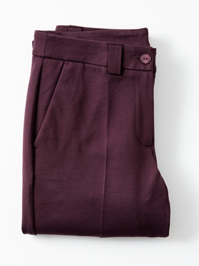 Jerseyhose Formstabil Bordeaux