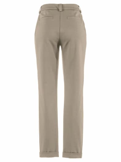 Jerseyhose Formstabil Beige