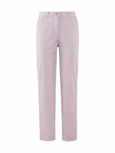 5-Pocket-Hose Antik-Look Rosé