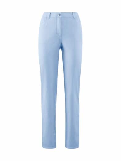 5-Pocket-Hose Antik-Look Hellblau