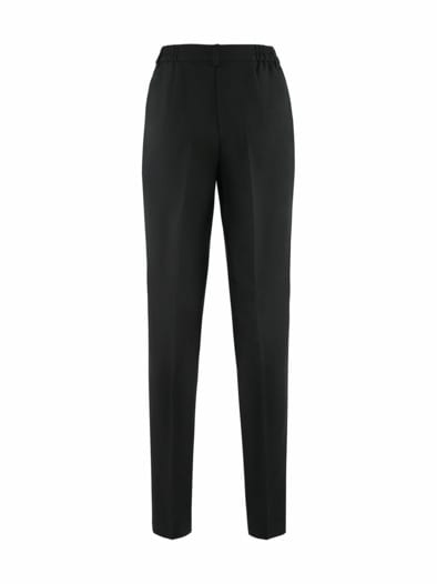 Bügelfrei-Stretch-Hose Schwarz