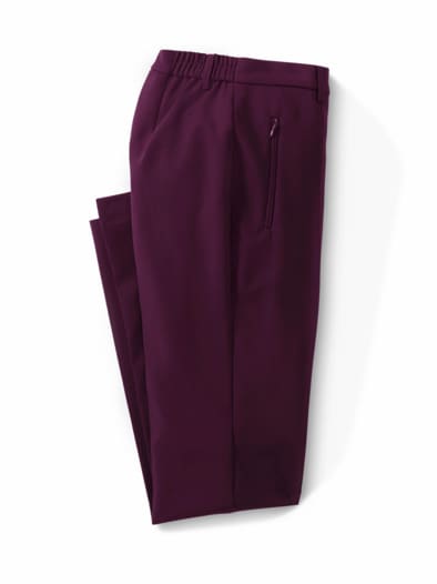 Bügelfrei-Stretch-Hose Bordeaux