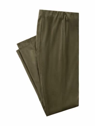 Schlupfhose Wildlederoptik Khaki
