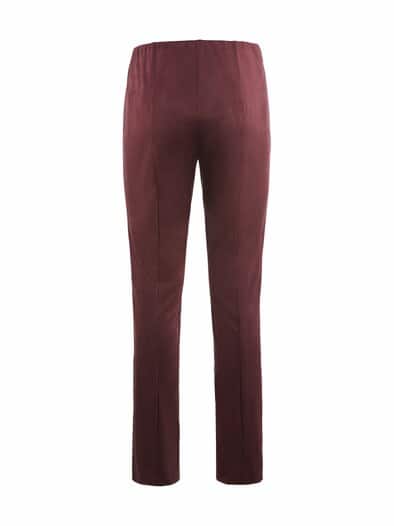 Schlupfhose Wildlederoptik Merlot