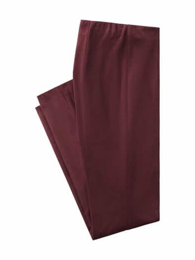 Schlupfhose Wildlederoptik Merlot