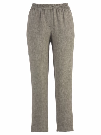 7/8 Schlupfbundhose Reise-Leinen Khaki