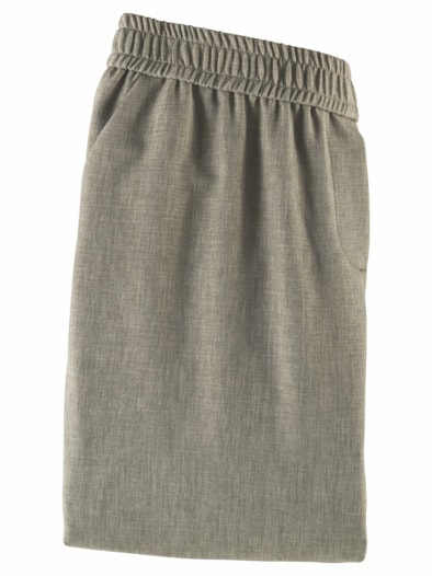 7/8 Schlupfbundhose Reise-Leinen Khaki