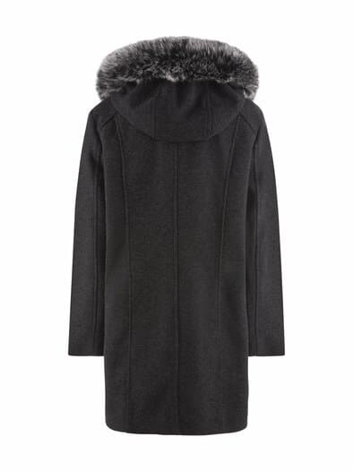 Longjacke Tech Wool Anthtazit