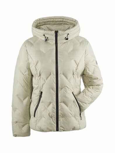 Jacke echte Daune Stein