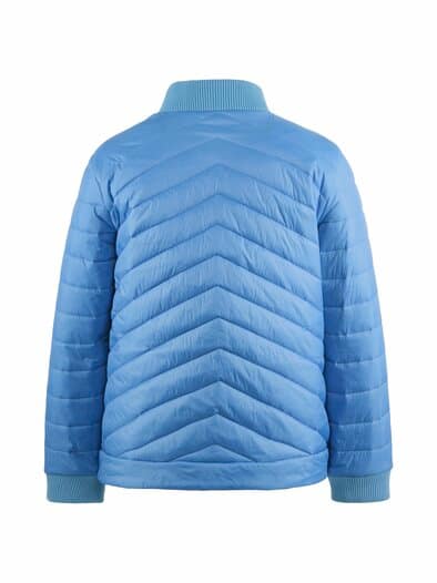 Leichtsteppjacke im Beutel Jeansblau