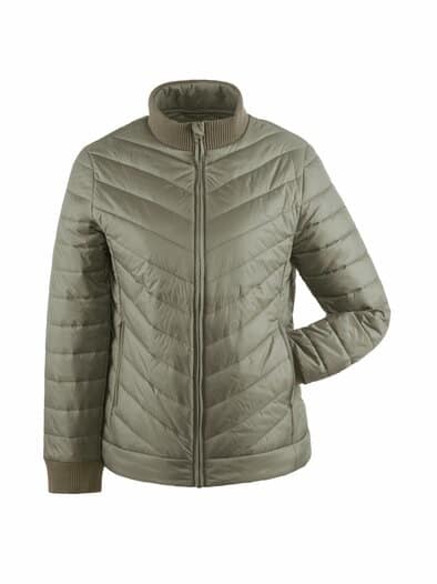Leichtsteppjacke im Beutel Khaki