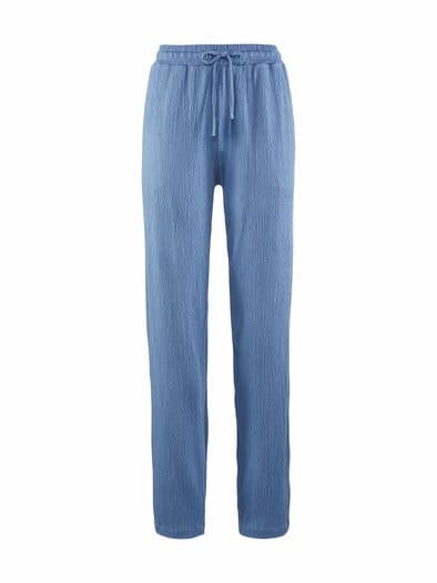 Jersey-Krepp-Hose Elegance Indigo