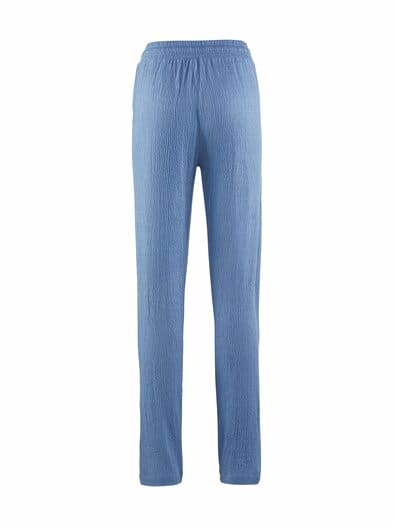 Jersey-Krepp-Hose Elegance Indigo