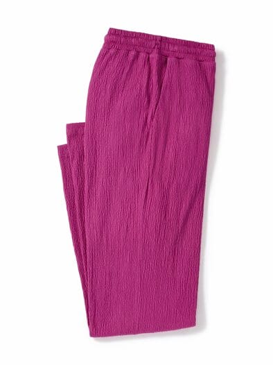 Jersey-Krepp-Hose Elegance Magenta