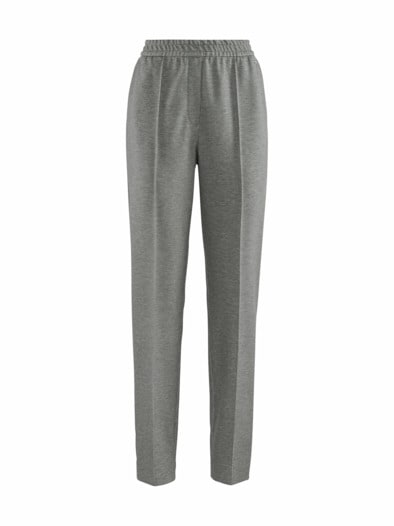 Edel-Jersey-Hose 360-Grad Stretch Grau