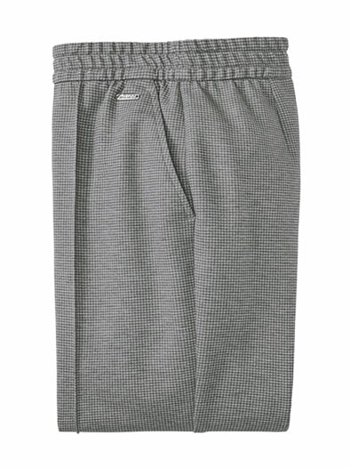 Edel-Jersey-Hose 360-Grad Stretch Grau