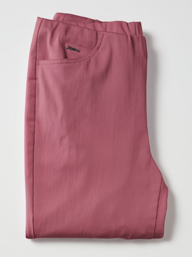 Bügelfreihose Satinstretch Mauve