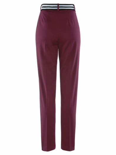 Thermohose Joggingstil Bordeaux