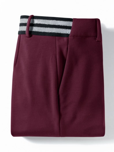 Thermohose Joggingstil Bordeaux