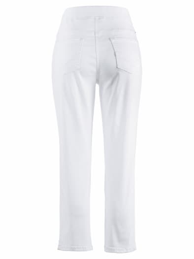 7/8 Bequembundhose Powerstretch Weiß