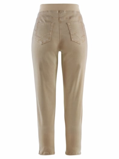 7/8 Bequembundhose Powerstretch Beige