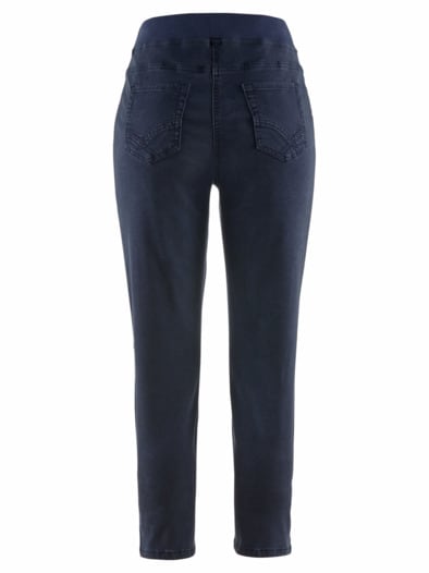 7/8 Bequembundhose Powerstretch Marine