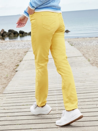 Bequembundhose Powerstretch Gelb