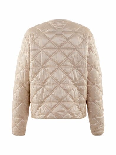 Rabe Kurz-Steppjacke kragenlos Cappuccino