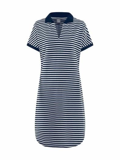 Rabe Strick-Polo-Kleid Marine