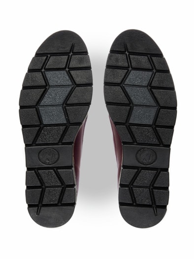 Bequem-Loafer City Bordeaux