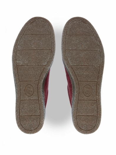 Memory-Sneaker Duo-Zip Bordeaux