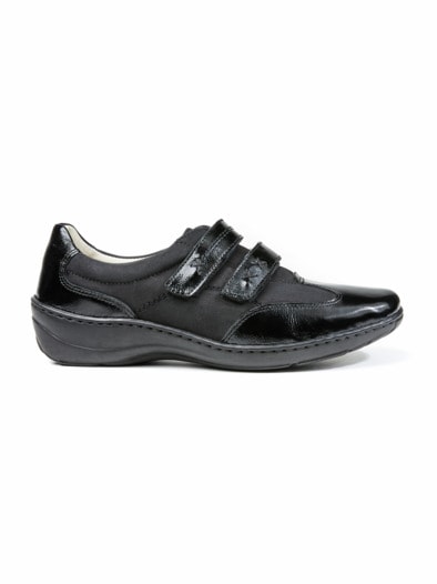 City-Klettschuh Ultraleicht Schwarz