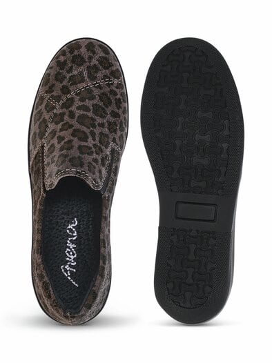 Hallux-Slipper-Thermoleicht Grau-Leo