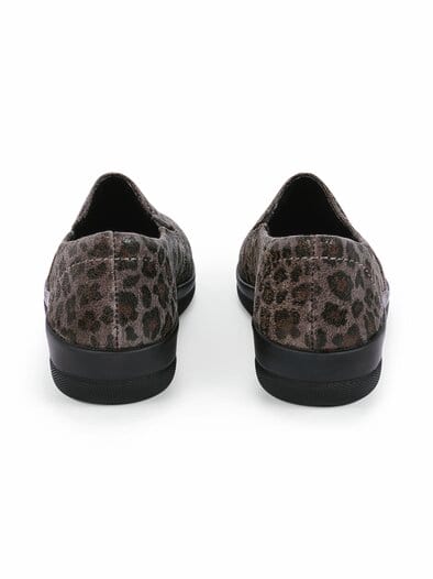 Hallux-Slipper-Thermoleicht Grau-Leo