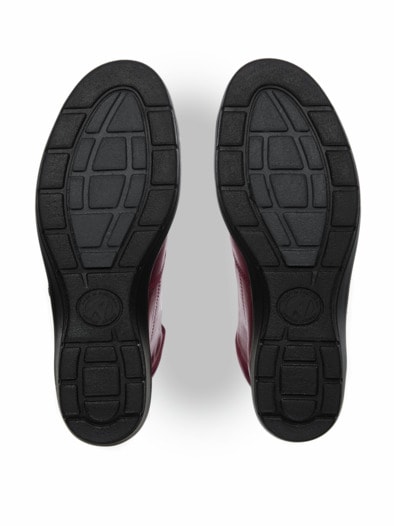 City-Stiefelette Duo-Zip Bordeaux