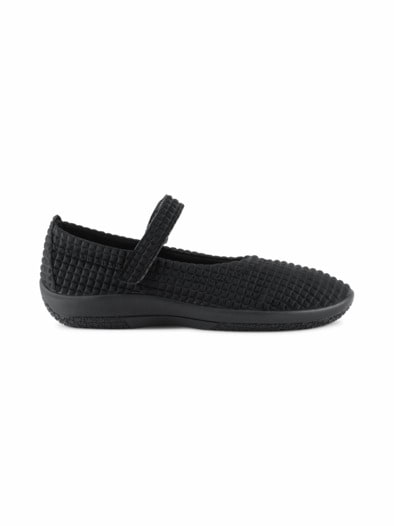Hallux-Softslipper Mary Jane Schwarz